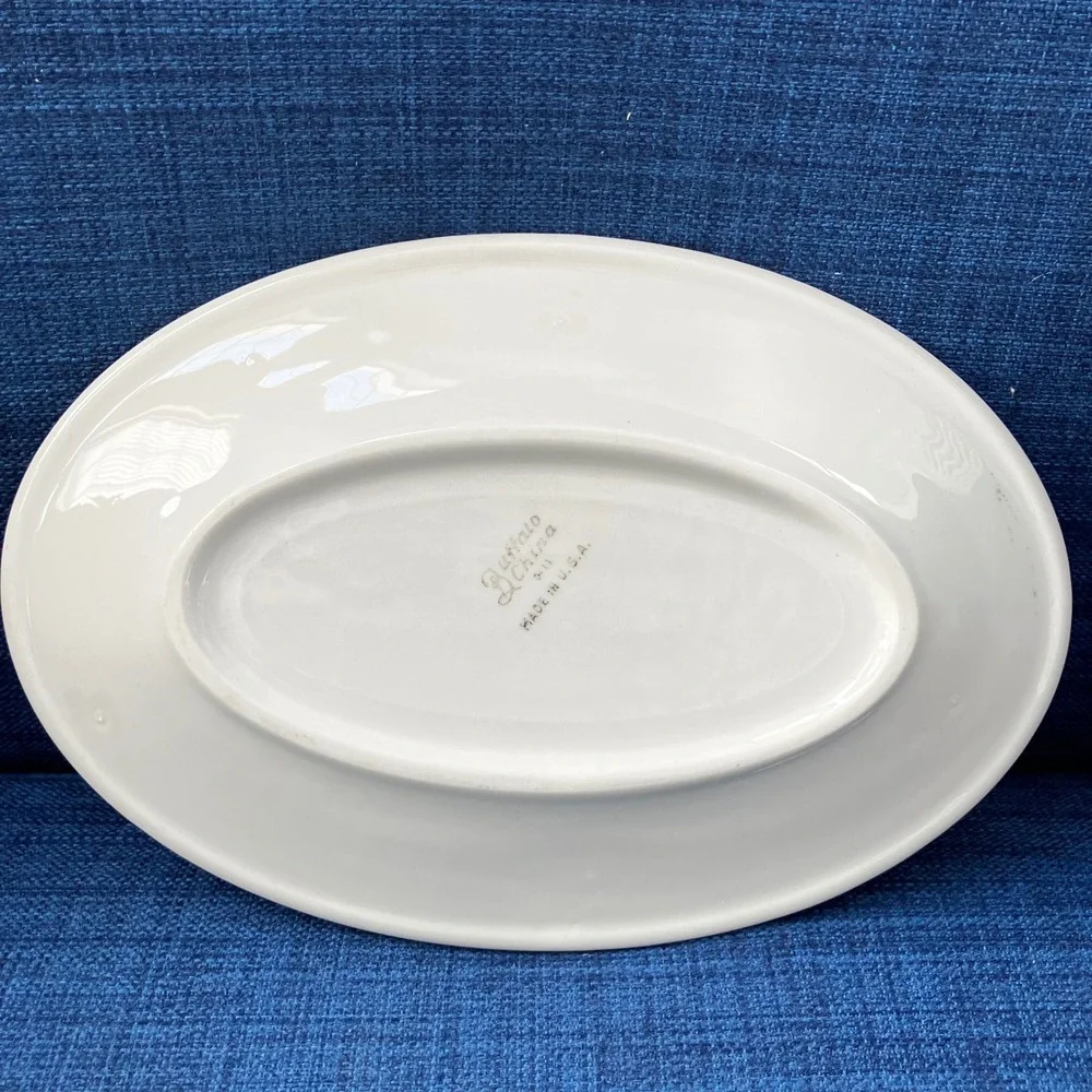 Buffalo China Oval Platter 9.5